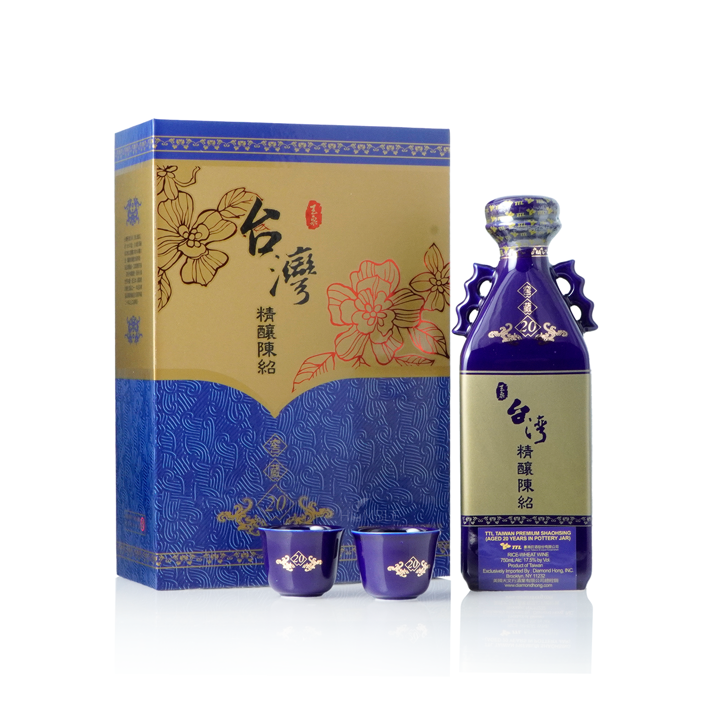 Taiwan Yuquan Premium 20Yrs Shaosing Chiew 750ml台湾玉泉二十年陈