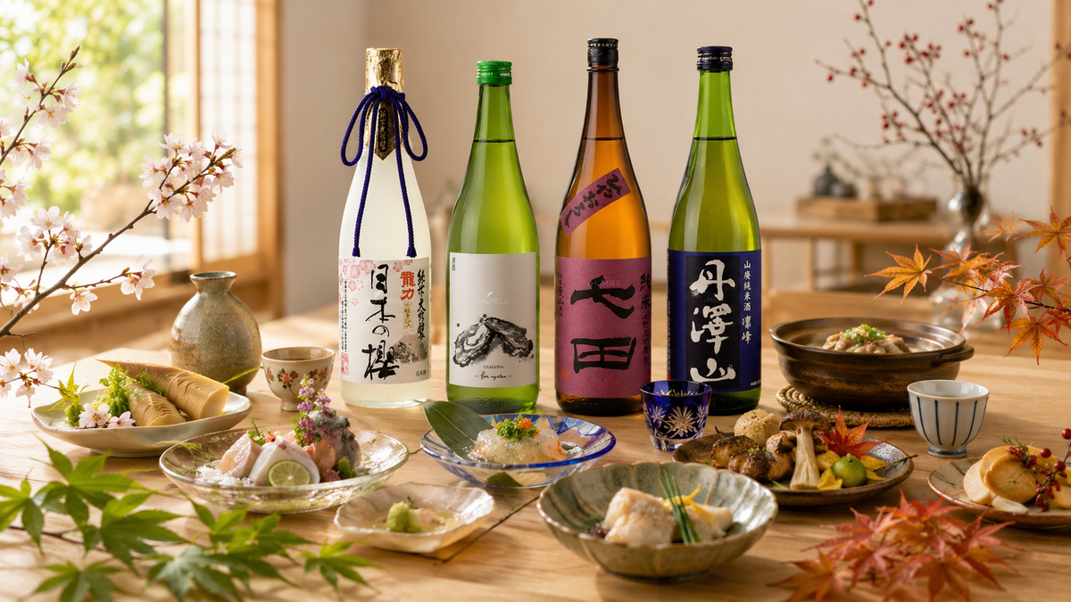 Seasonal Sake and Food Pairings for Every Season