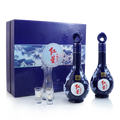Beijing Red Star - Blue Flower Er Guo Tou 15Yrs Chinese Baijiu 1L(500ml X 2) 北京红星 蓝花十五年陈二锅头