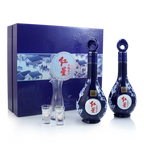 Beijing Red Star - Blue Flower Er Guo Tou 15Yrs Chinese Baijiu 1L(500ml X 2) 北京红星 蓝花十五年陈二锅头