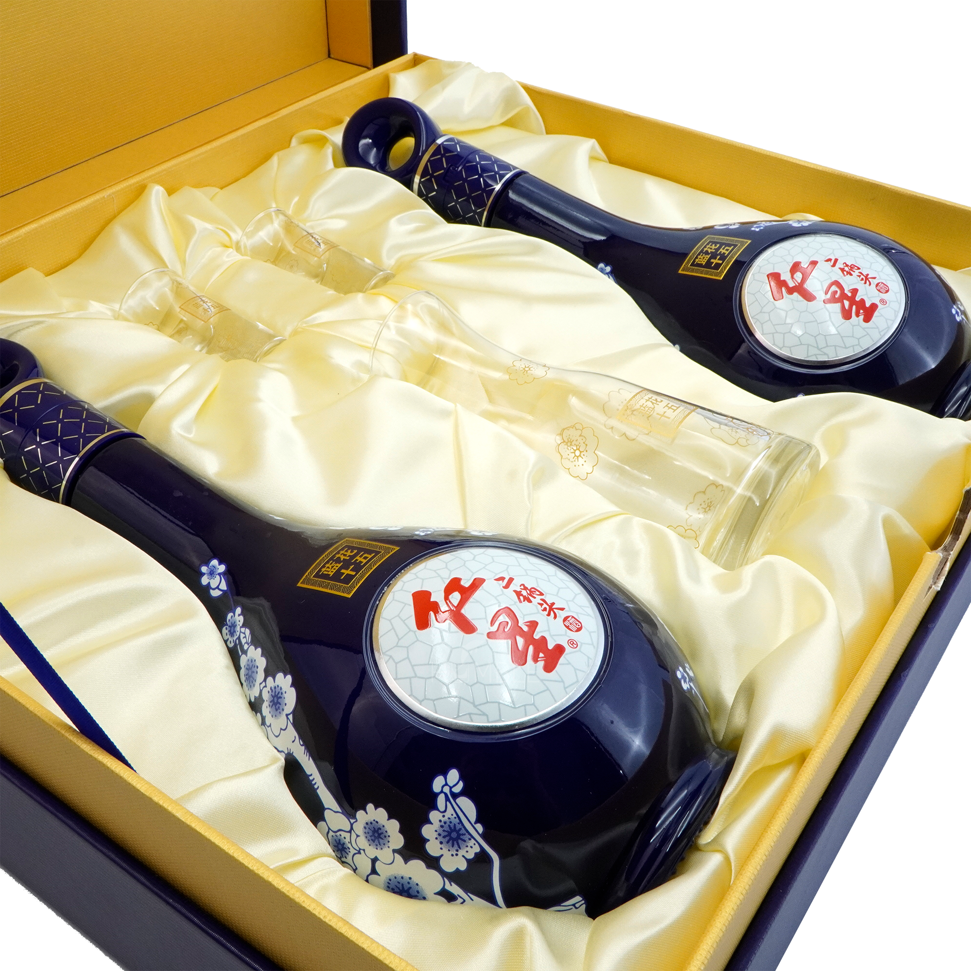 Beijing Red Star - Blue Flower Er Guo Tou 15Yrs Chinese Baijiu 1L(500ml X 2) 北京红星 蓝花十五年陈二锅头