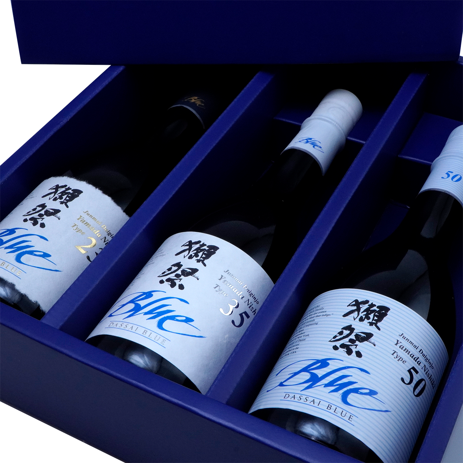 Dassai Blue - Essential Trio Junmai Daiginjo Sake 375mlX3 獭祭蓝色系列 纯米大吟釀 三瓶礼盒