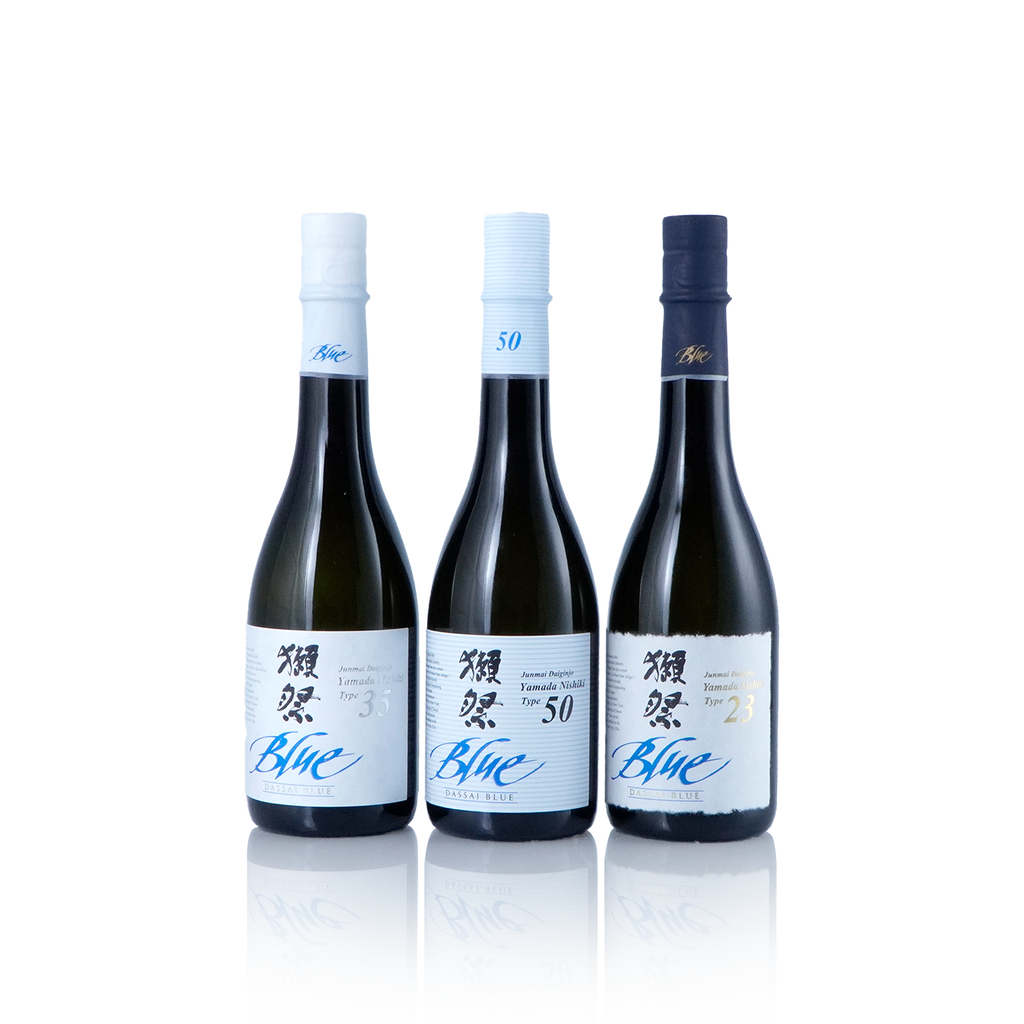 Dassai Blue - Essential Trio Junmai Daiginjo Sake 375mlX3 獭祭蓝色系列 纯米大吟釀 三瓶礼盒