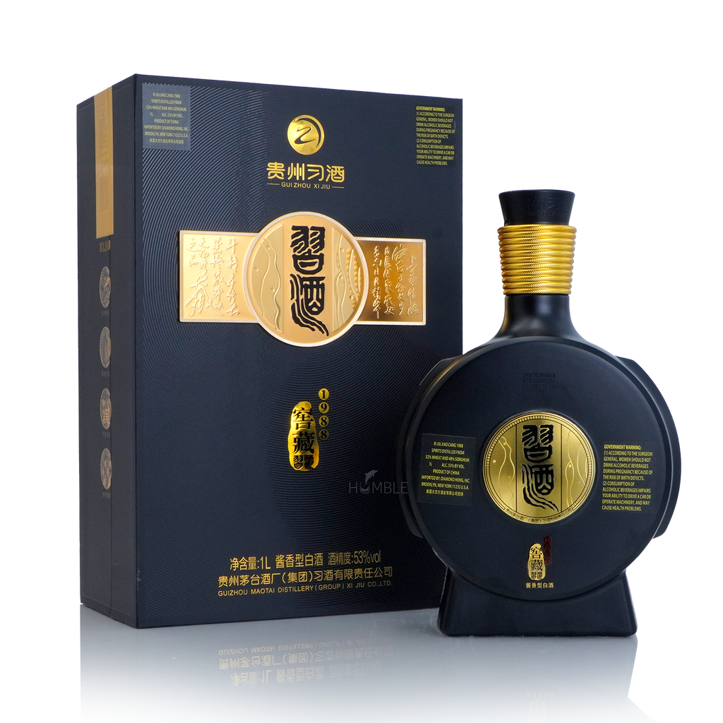 GuiZhou XiJiu - 1988 Chinese Baijiu 1L 贵州习酒一九八八窖藏