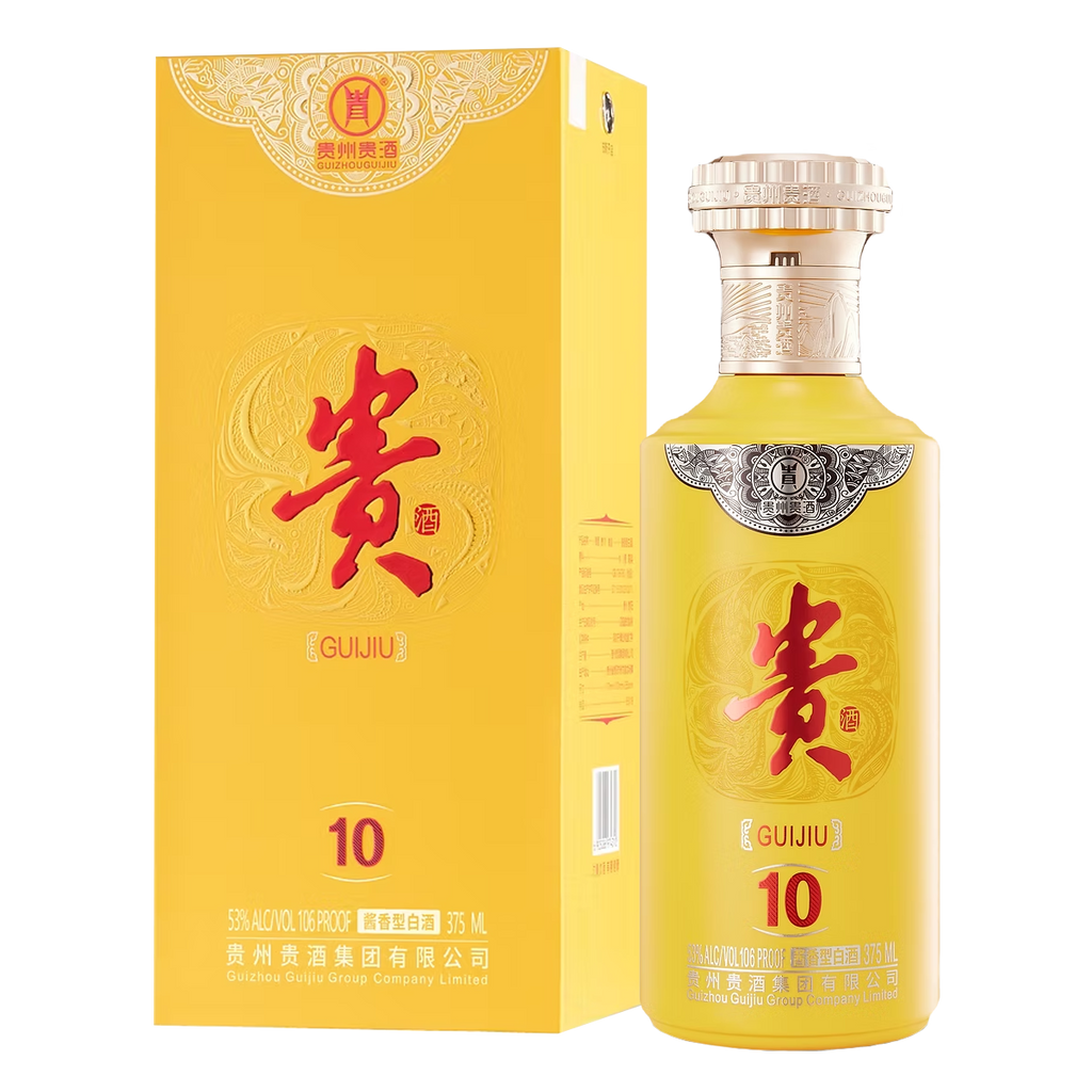 Guizhou Gui Jiu Chinese Baijiu 10 Years 375ml 贵州贵酒十年