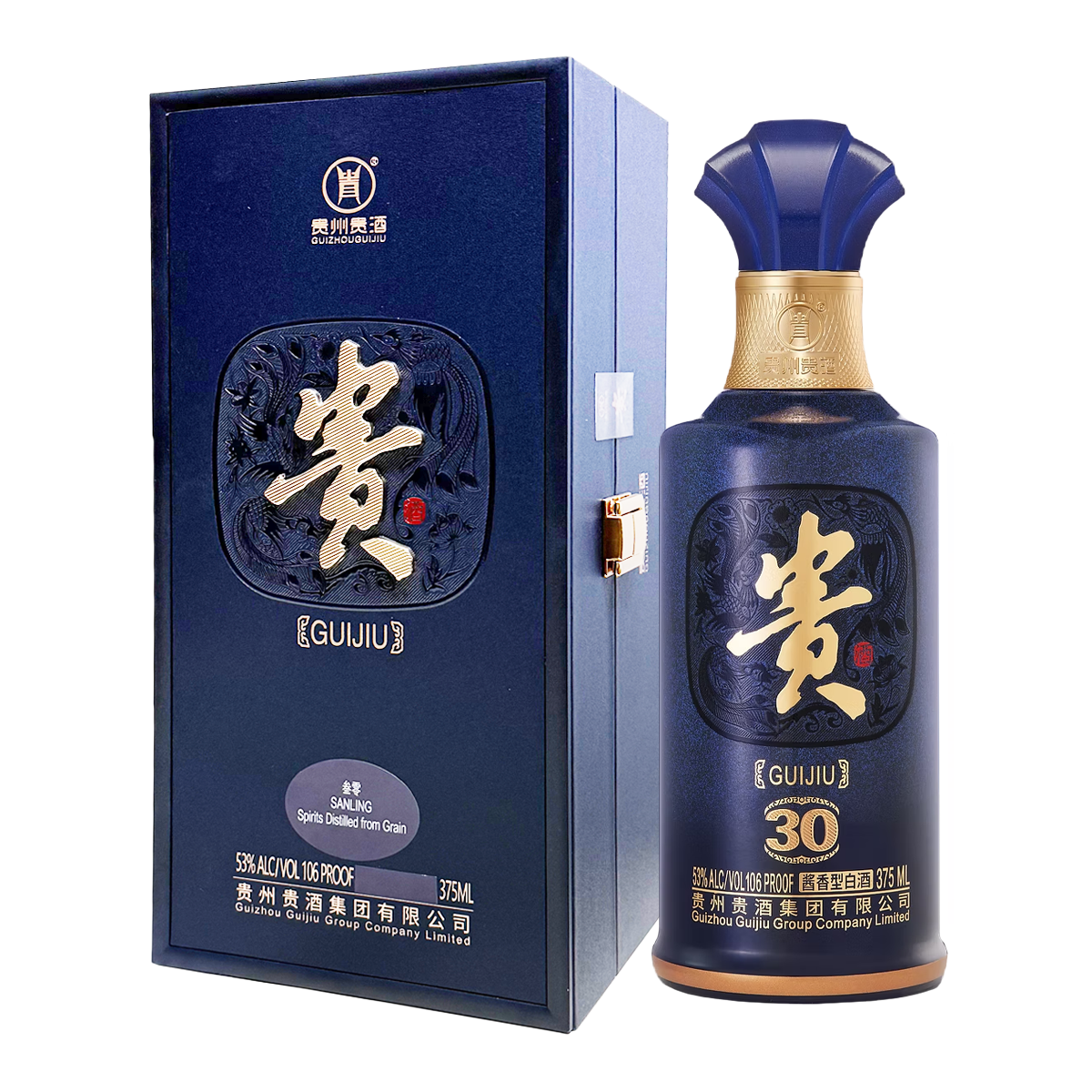 Guizhou Gui Jiu Chinese Baijiu 30 Years 375ml 贵州贵酒三十年