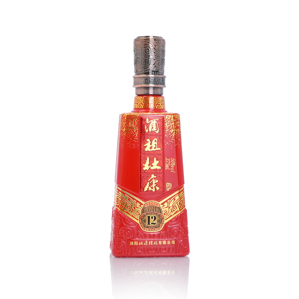 Jiuzu Dukang 12 Cellar - Red 40 years of cellar age Chinese Baijiu 375ml 酒祖杜康十二区四十年窖龄