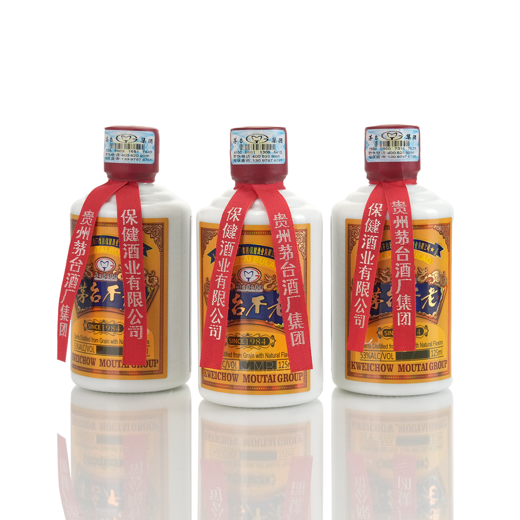 Kweichow Moutai - Bulaojiu Premium Gift Set 125ml*3 贵州茅台不老酒珍品礼盒装