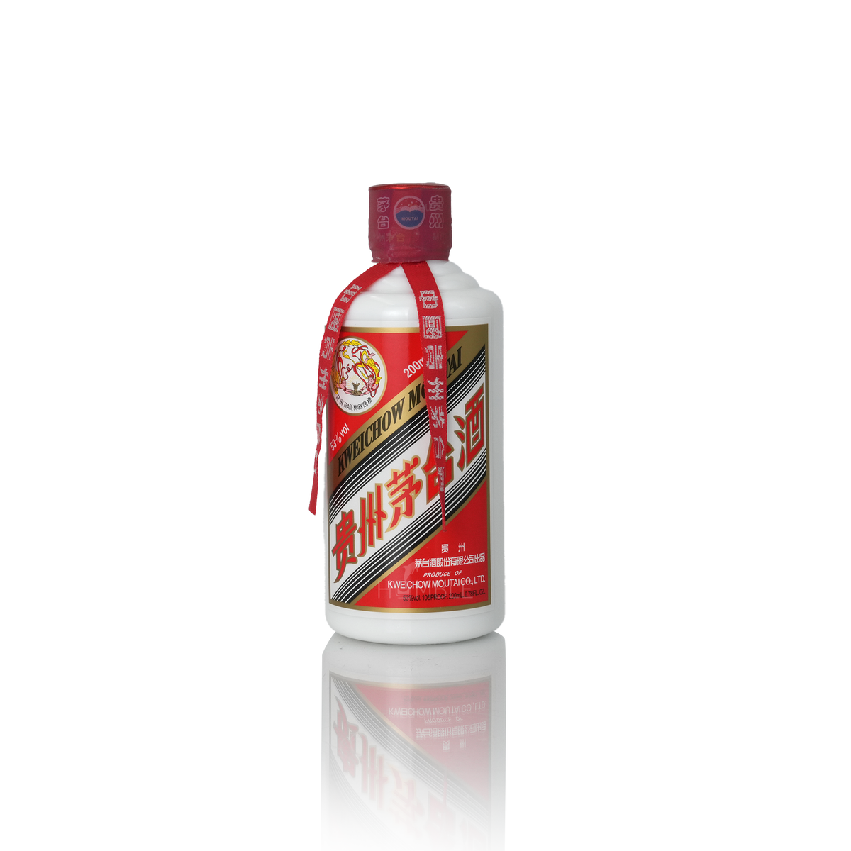 Kweichow Moutai - Chinese Baijiu 200ml 贵州茅台飞天酒– Humble Wine