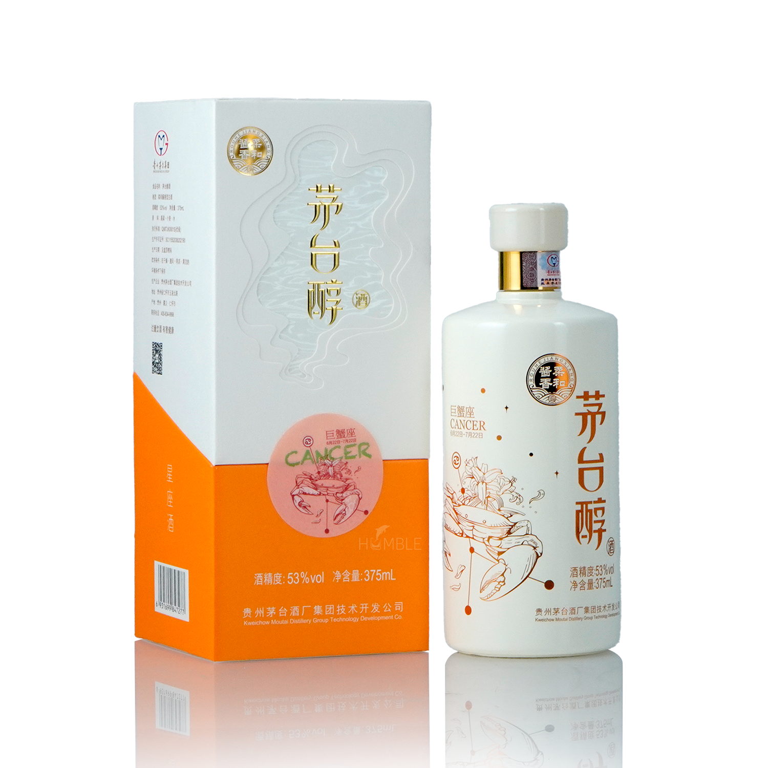 Kweichow Moutai - Moutai Chun Cancer Chinese Baijiu 375ml 贵州茅台茅台醇巨蟹座