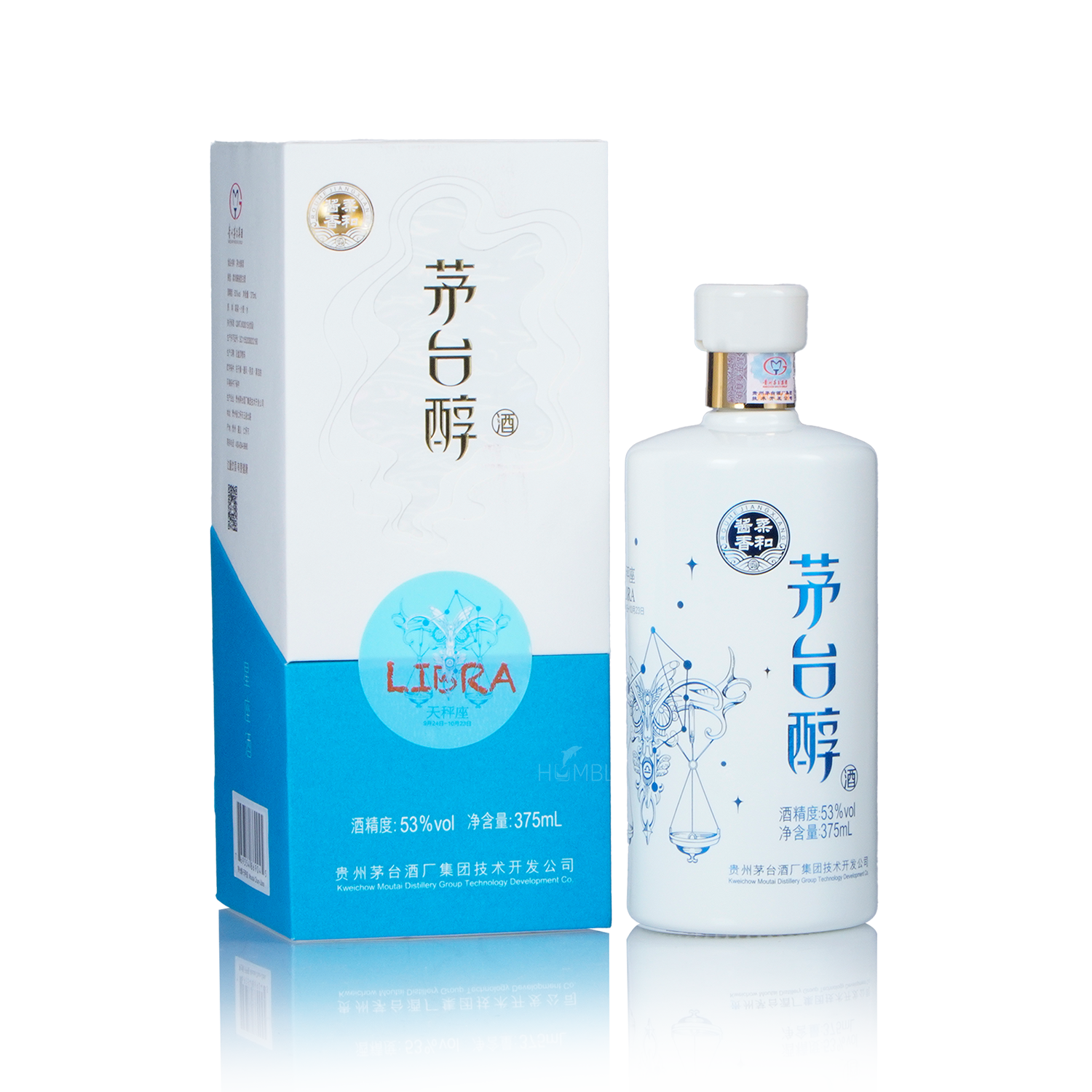 Kweichow Moutai - Moutai Chun Libra Chinese Baijiu 375ml 贵州茅台