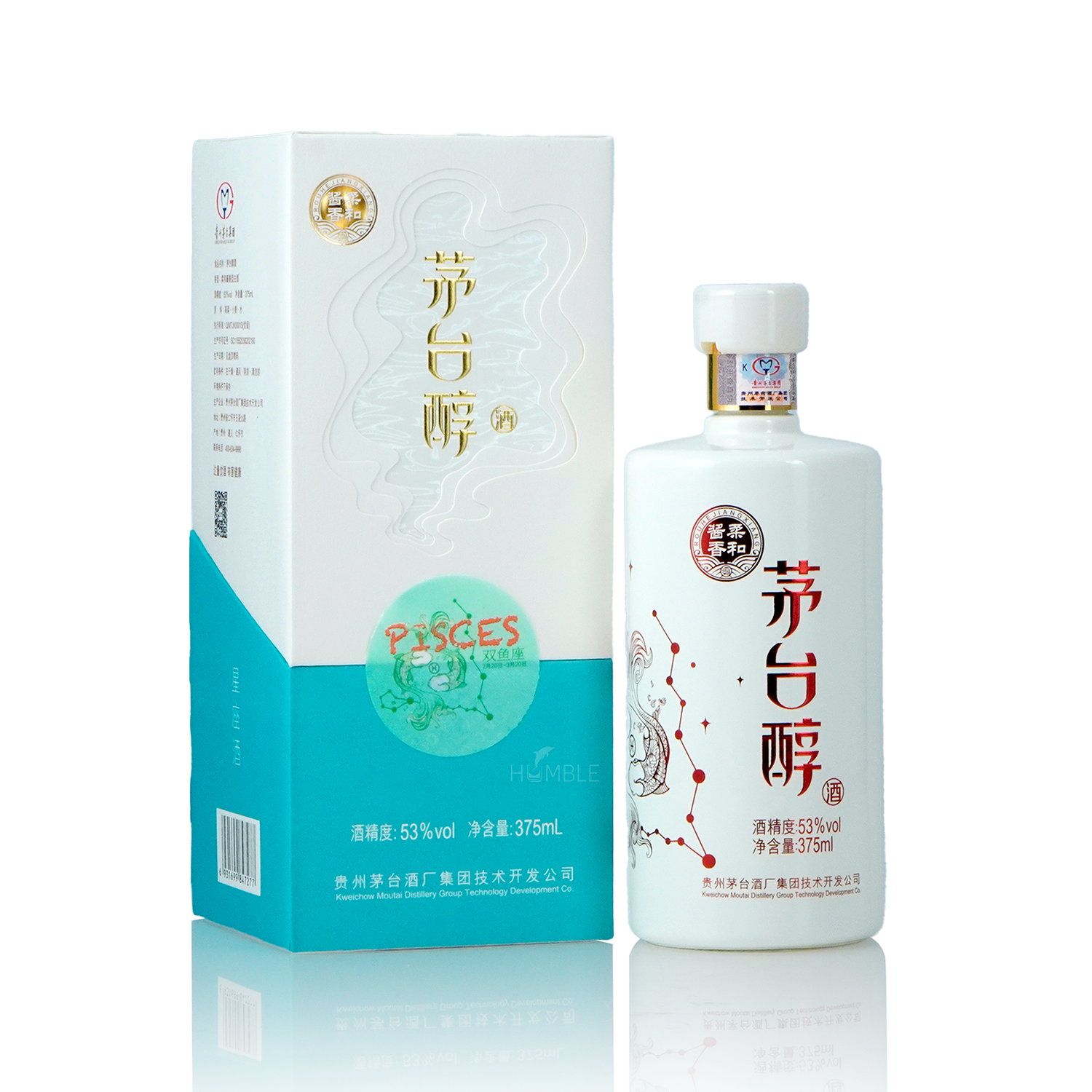 Kweichow Moutai - Moutai Chun Pisces Chinese Baijiu 375ml 贵州茅台茅台醇双鱼座