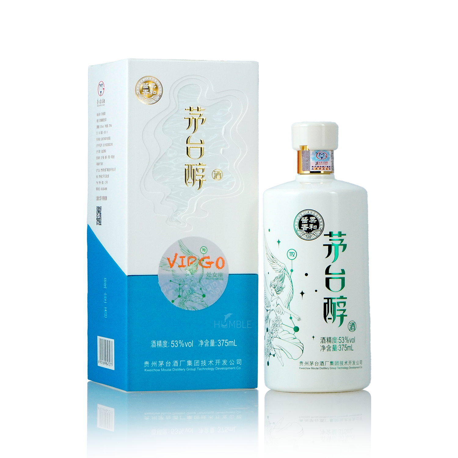 Kweichow Moutai - Moutai Chun Virgo Chinese Baijiu 375ml 贵州茅台茅台醇处女座