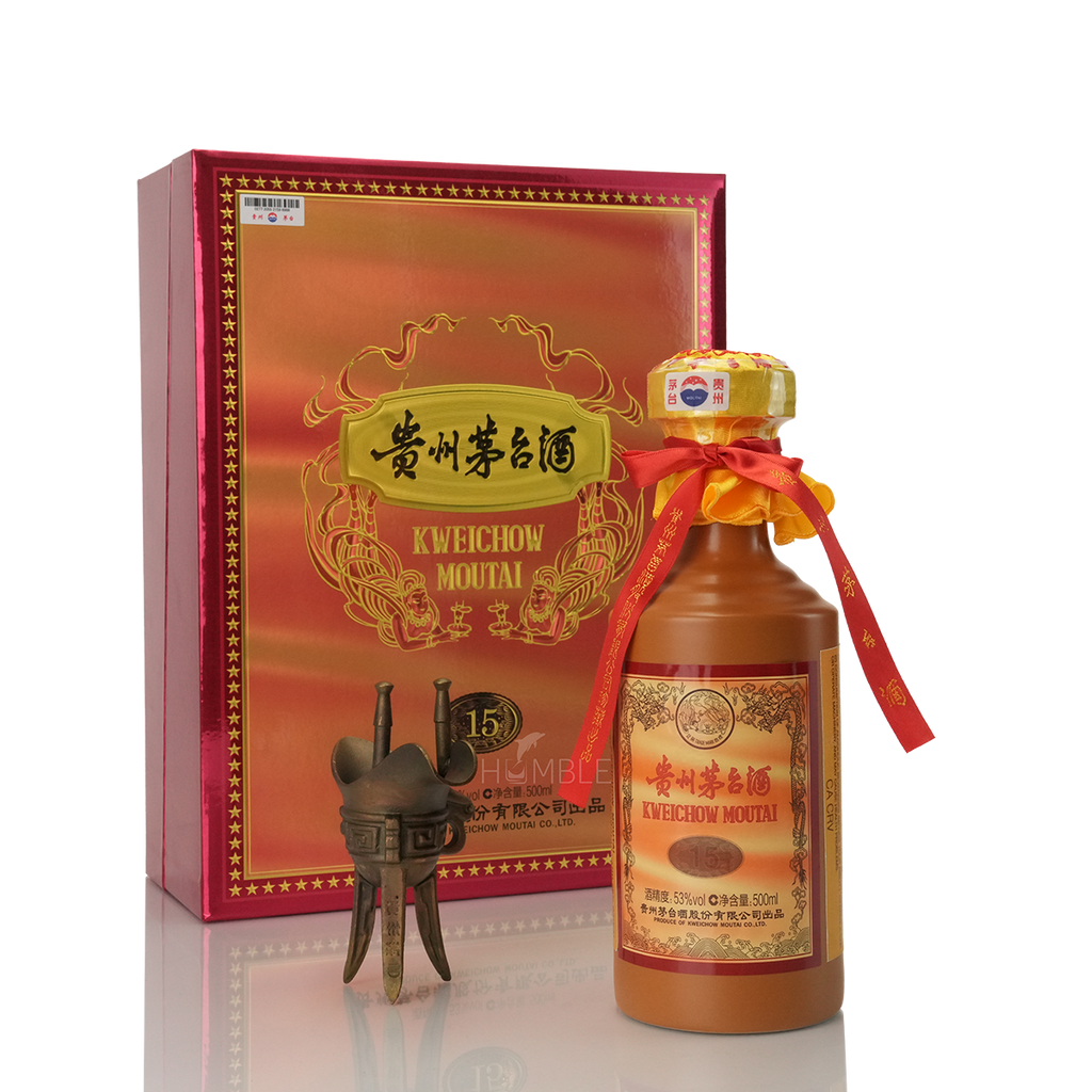 Kweichow Moutai 15Yr Chinese Baijiu 500ml 贵州茅台飞天酒十五年