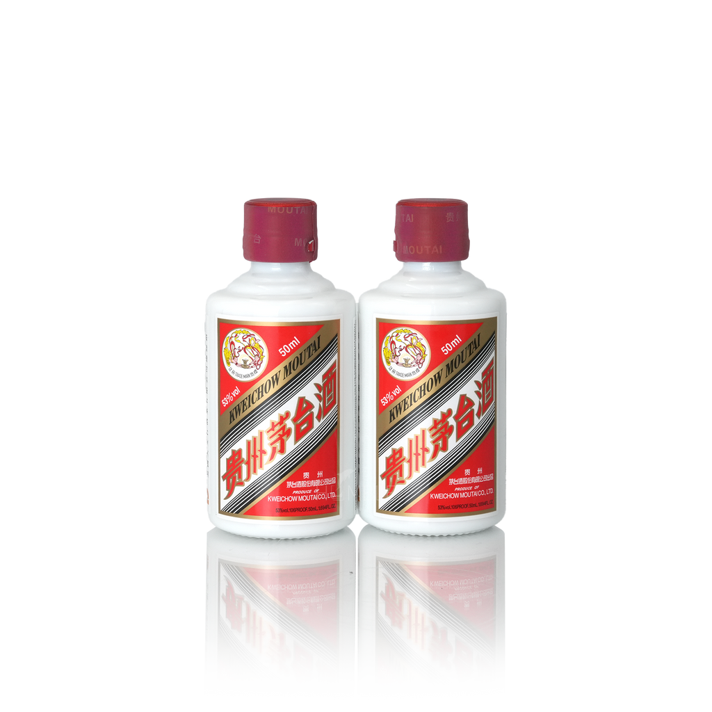 Kweichow Moutai - 50ml X 2 bottles Per Set Chinese Baijiu 贵州茅台飞天酒品鉴装