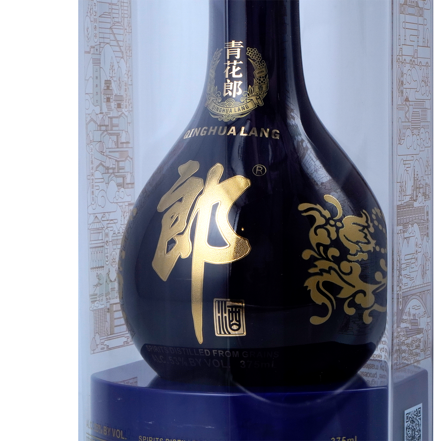 Langjiu - Qinghua lang Chinese Baijiu 375ml 青花郎