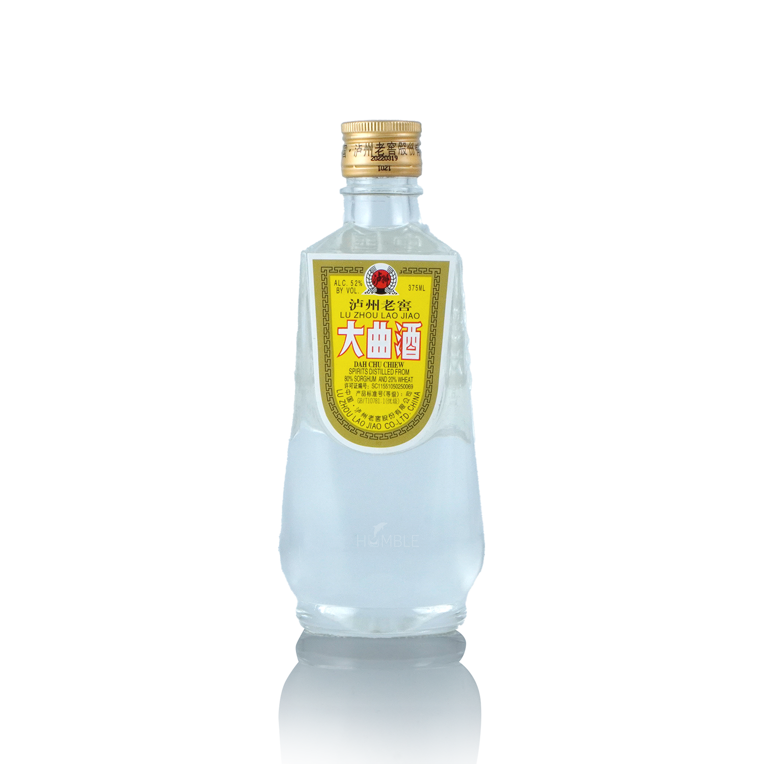 LuZhou LaoJiao - DaQu Chinese Baijiu 375ml 泸州老窖大曲酒