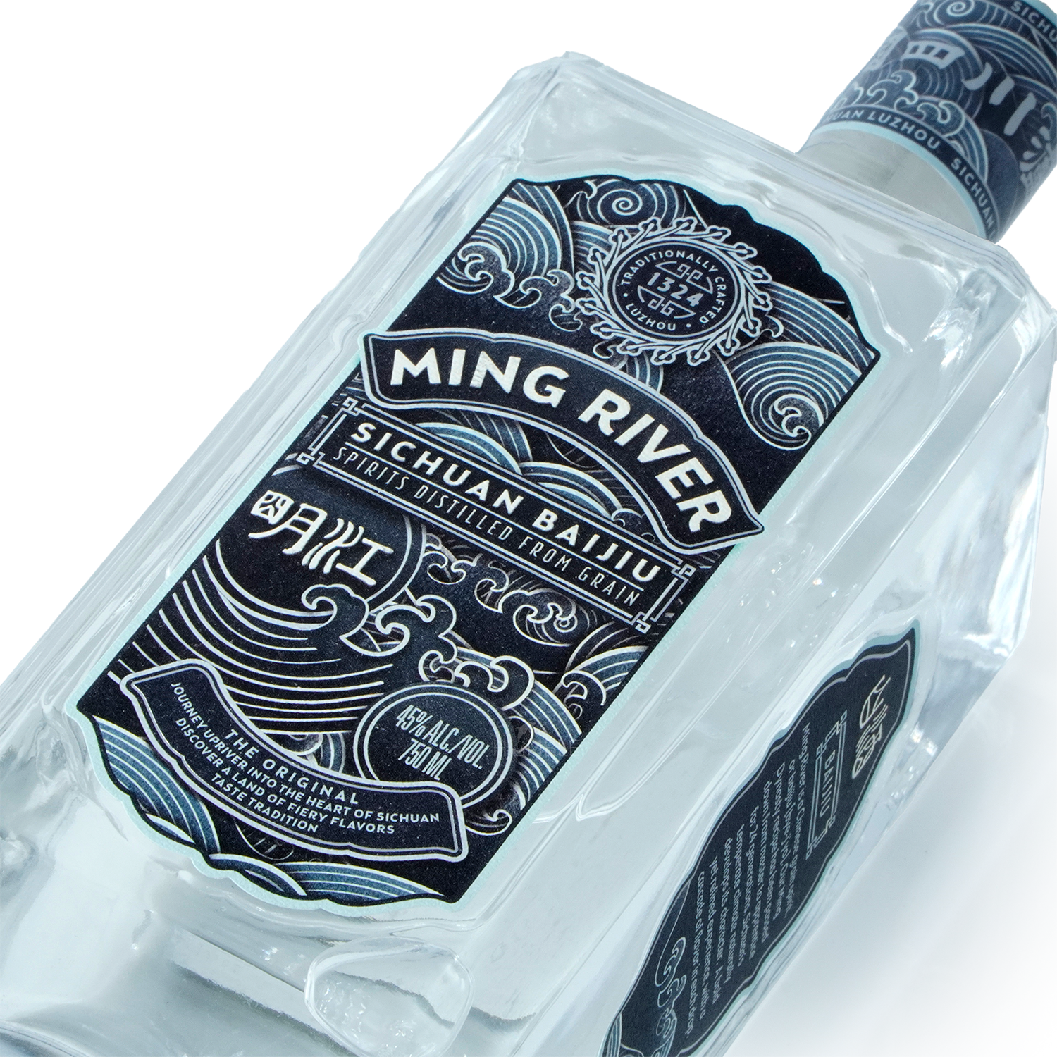 Ming River Chinese Baijiu 750ml 泸州老窖明江