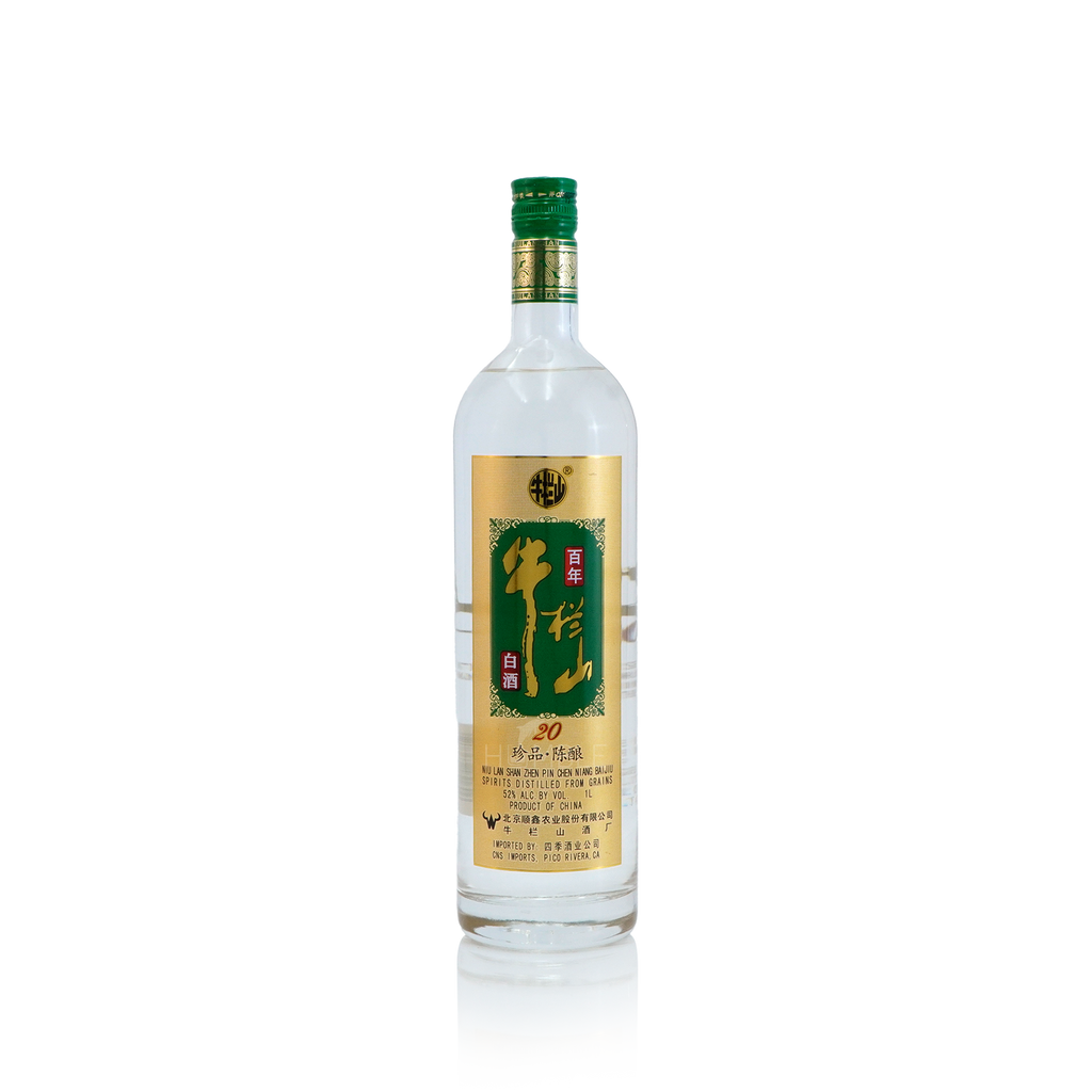 Niu Lan Shan Zhen Pin 20Yrs Chen Niang Chinese Baijiu 1L 北京牛栏山二锅头珍品二十年陈