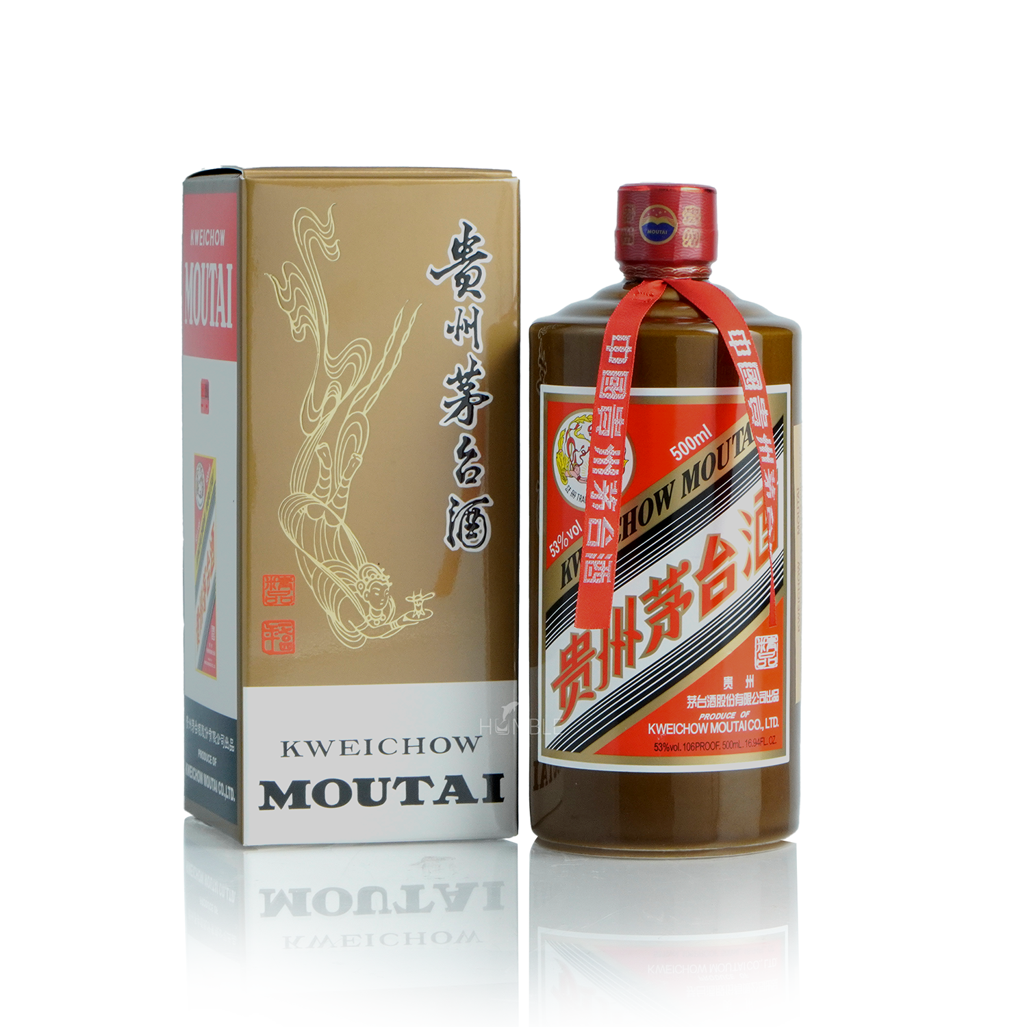 Kweichow Moutai - Premium Chinese Baijiu 500ml 贵州茅台 精品酒