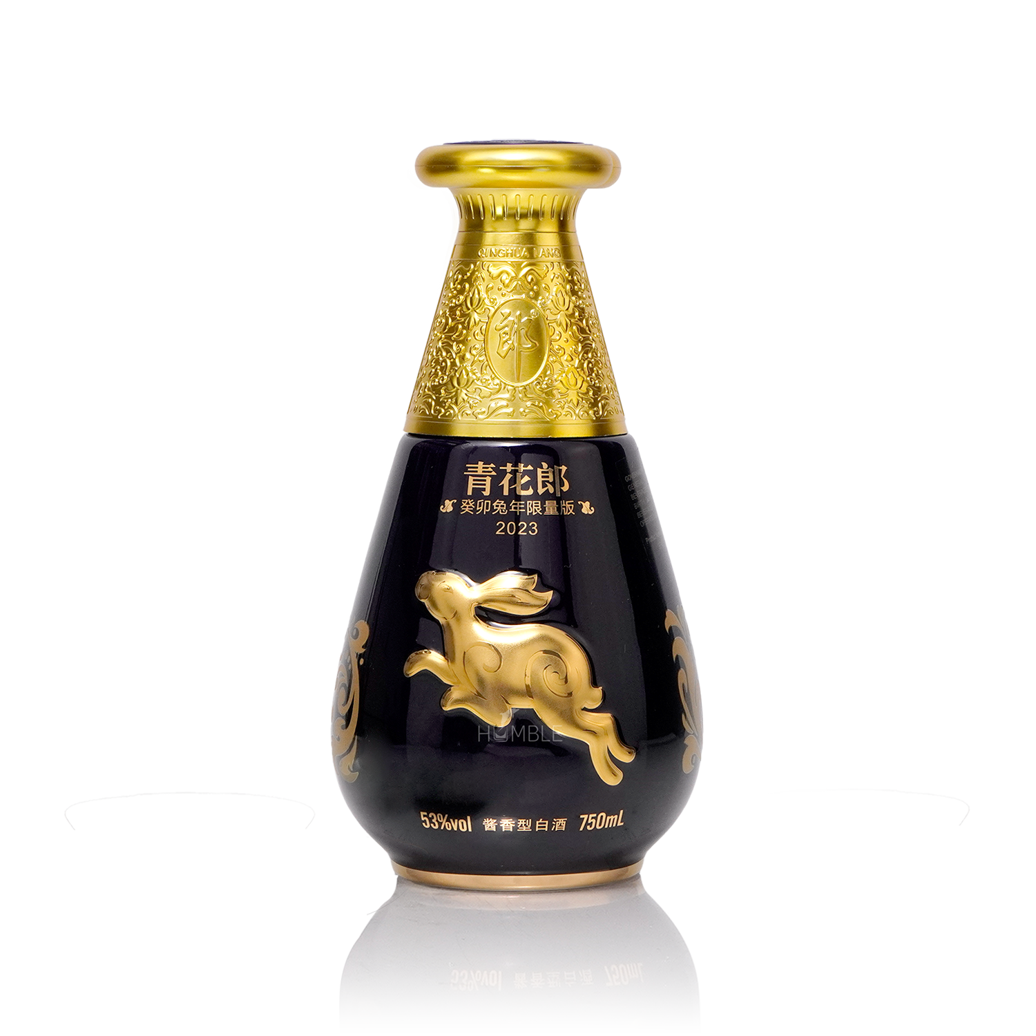 Qing Hua Lang 2023 Year Of The Rabbit Limited Editon Chinese Baijiu 750ml 青花郎兔年纪念版