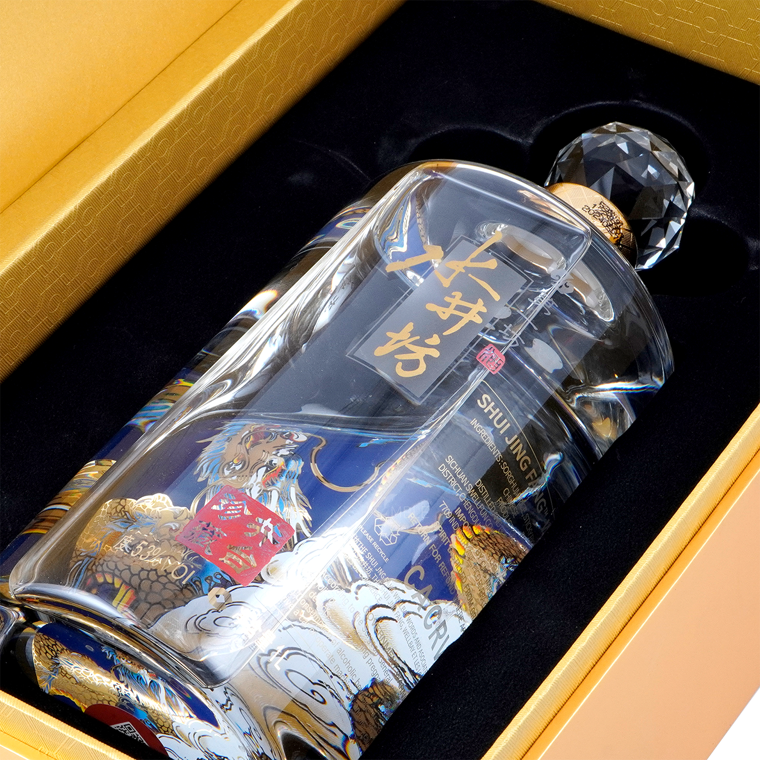 Shui Jing Fang - Wellbay Dragon Limited Edition Chinese Baijiu 1L 水井坊井台珍藏版之龙