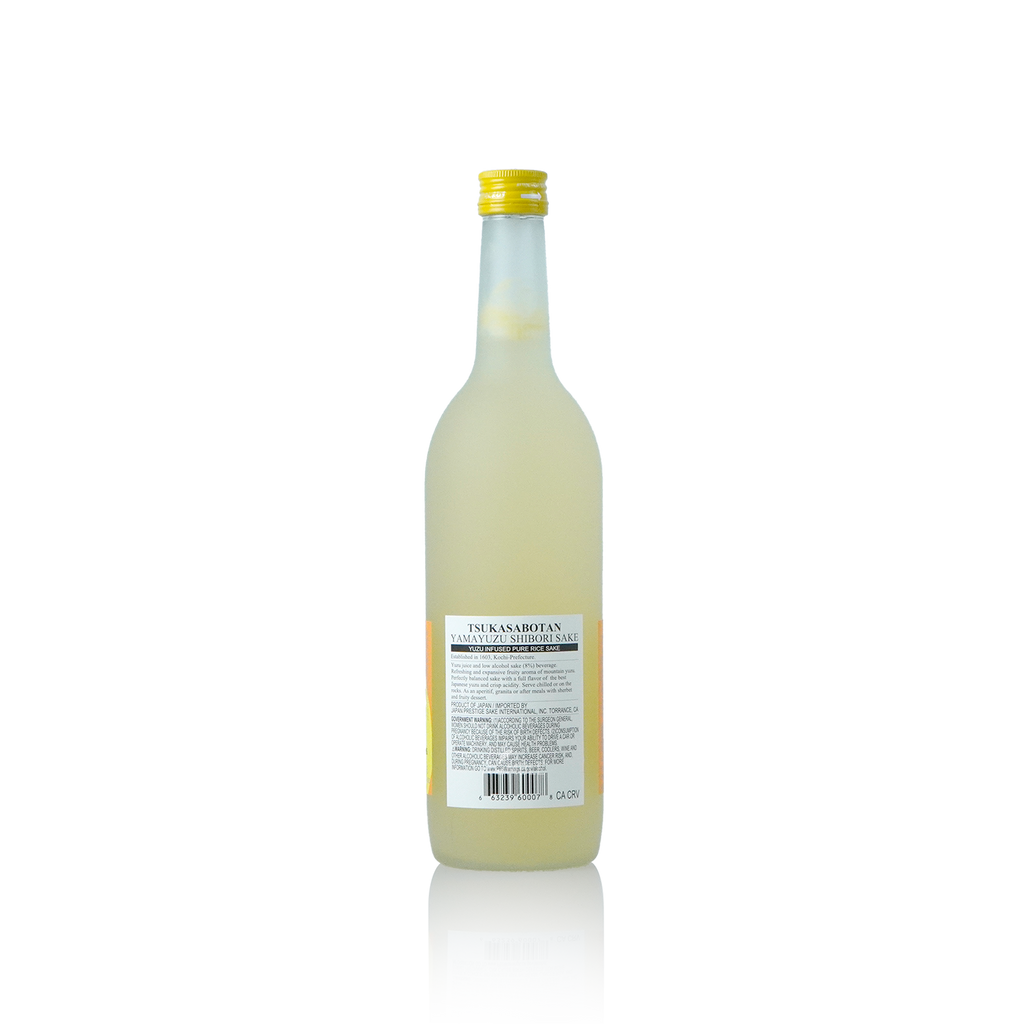 Shibori Junmai Mountain Yuzu Sake 720ml 山柚子