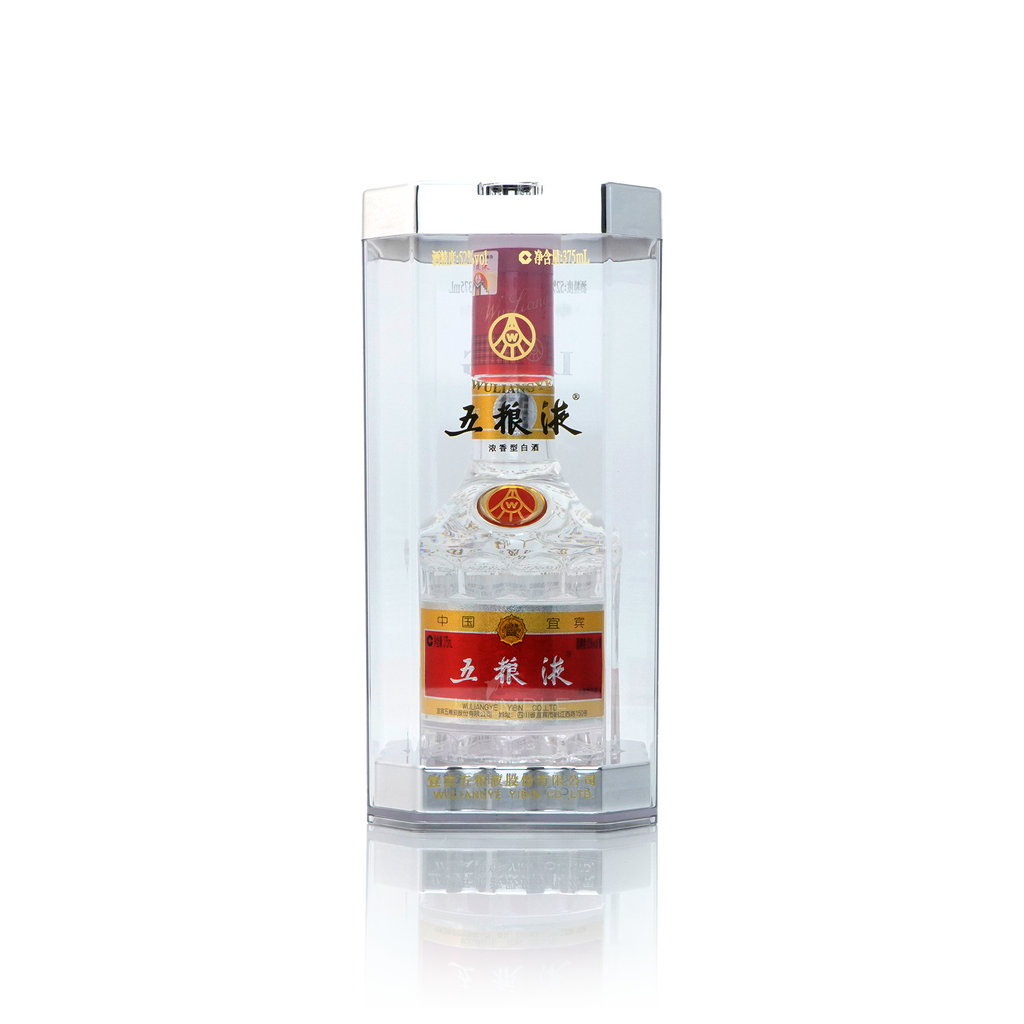 WuLiangYe - Crystal Edition Chinese Baijiu 375ml 五粮液水晶装