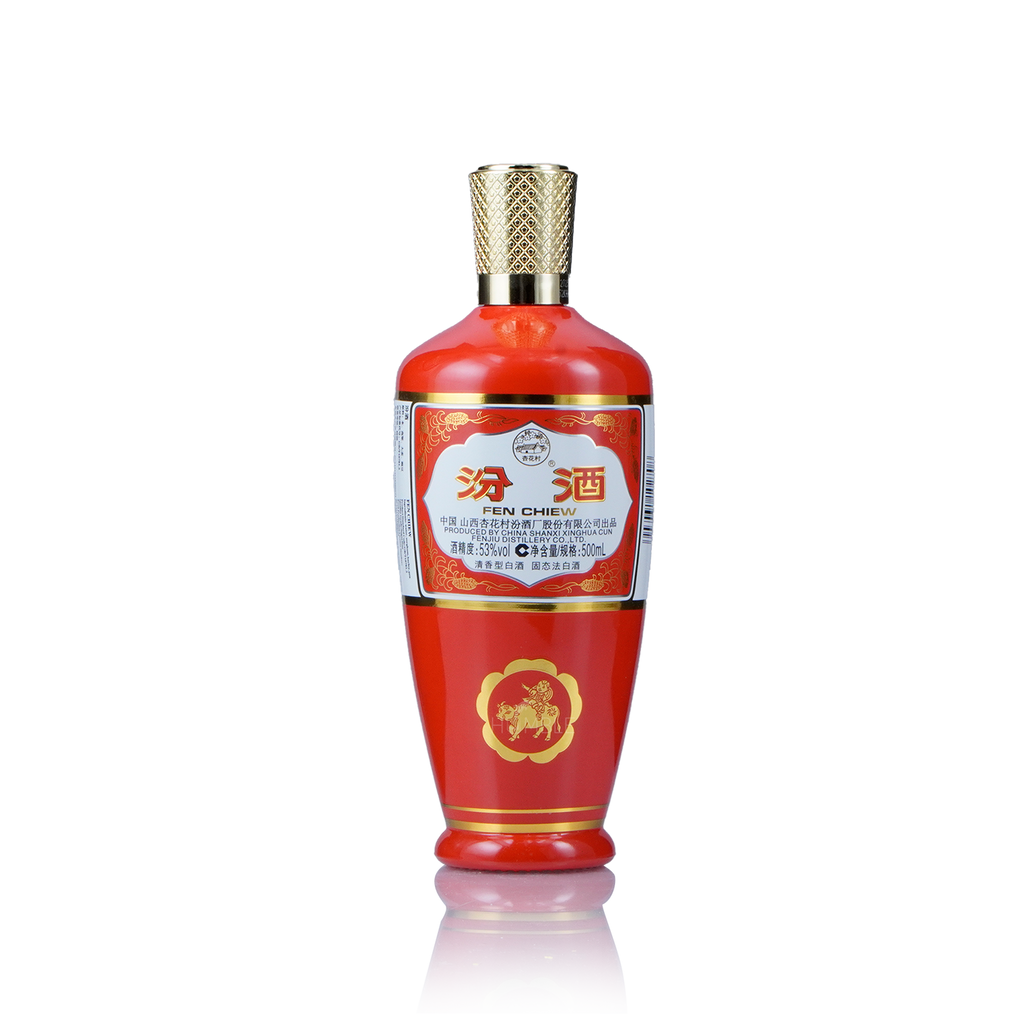 Xing Hua Cun Fen Chiew Red Bottle Chinese Baijiu 500ml 汾酒红瓷