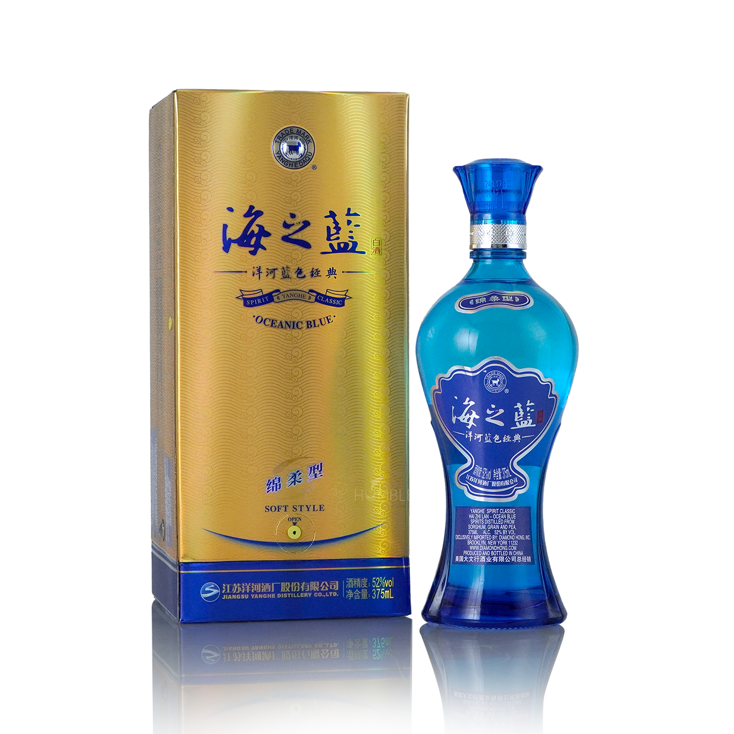 Yang He Oceanic Blue Chinese Baijiu 375ml 洋河海之蓝