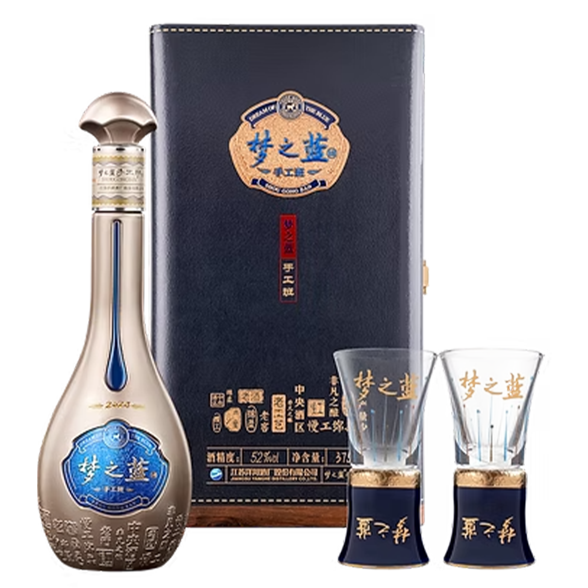 Yanghe Meng Zhi Lan Dream Blue - Shou Gong Ban Chinese Baijiu 375ml 洋河梦之蓝手工班