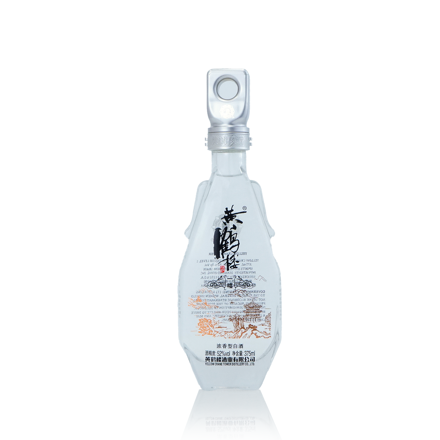 Yellow Crane Tower Chinese Baijiu 375ml 黄鹤楼一楼浓香型白酒