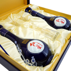 Beijing Red Star - Blue Flower Er Guo Tou 15Yrs Chinese Baijiu 1L(500ml X 2) 北京红星 蓝花十五年陈二锅头 - Baijiu