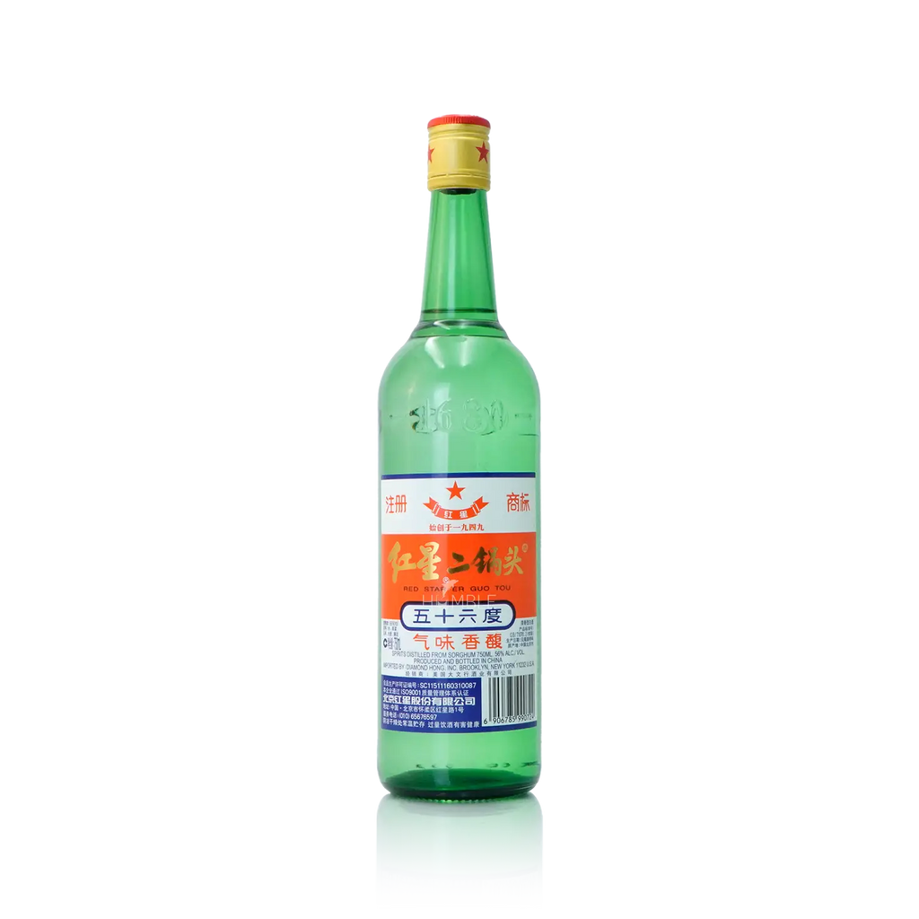 Beijing Red Star - Er guo tou 56% Alc Chinese Baijiu 750ml 北京红星 二锅头 五十六度 - Baijiu