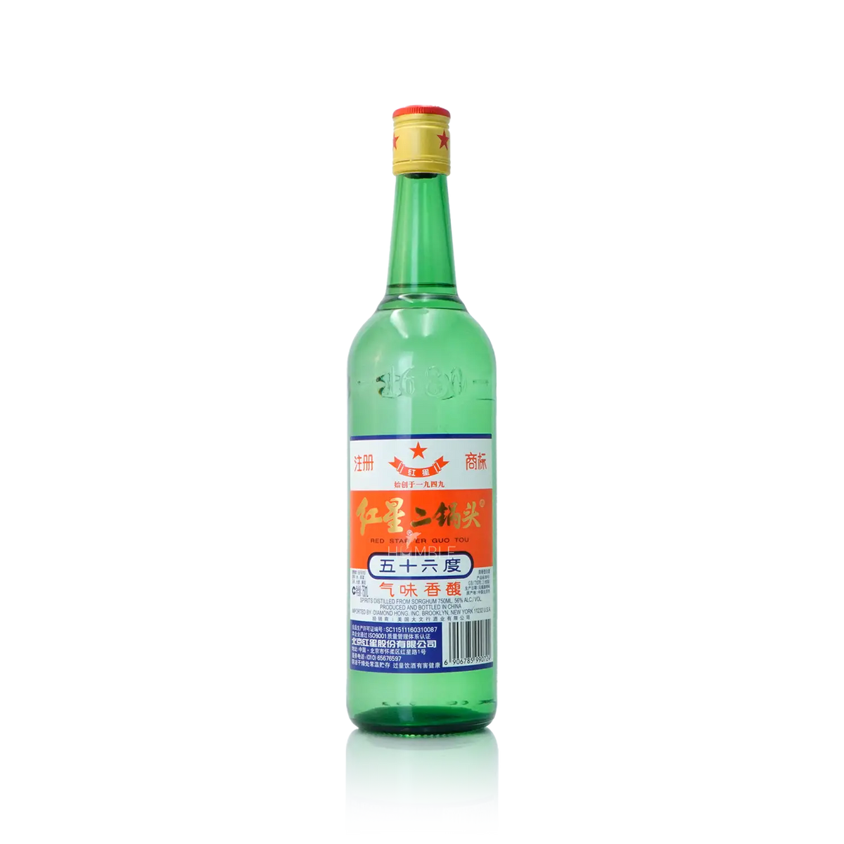 Beijing Red Star - Er guo tou 56% Alc Chinese Baijiu 750ml 北京红星 二锅头 五十六度 - Baijiu