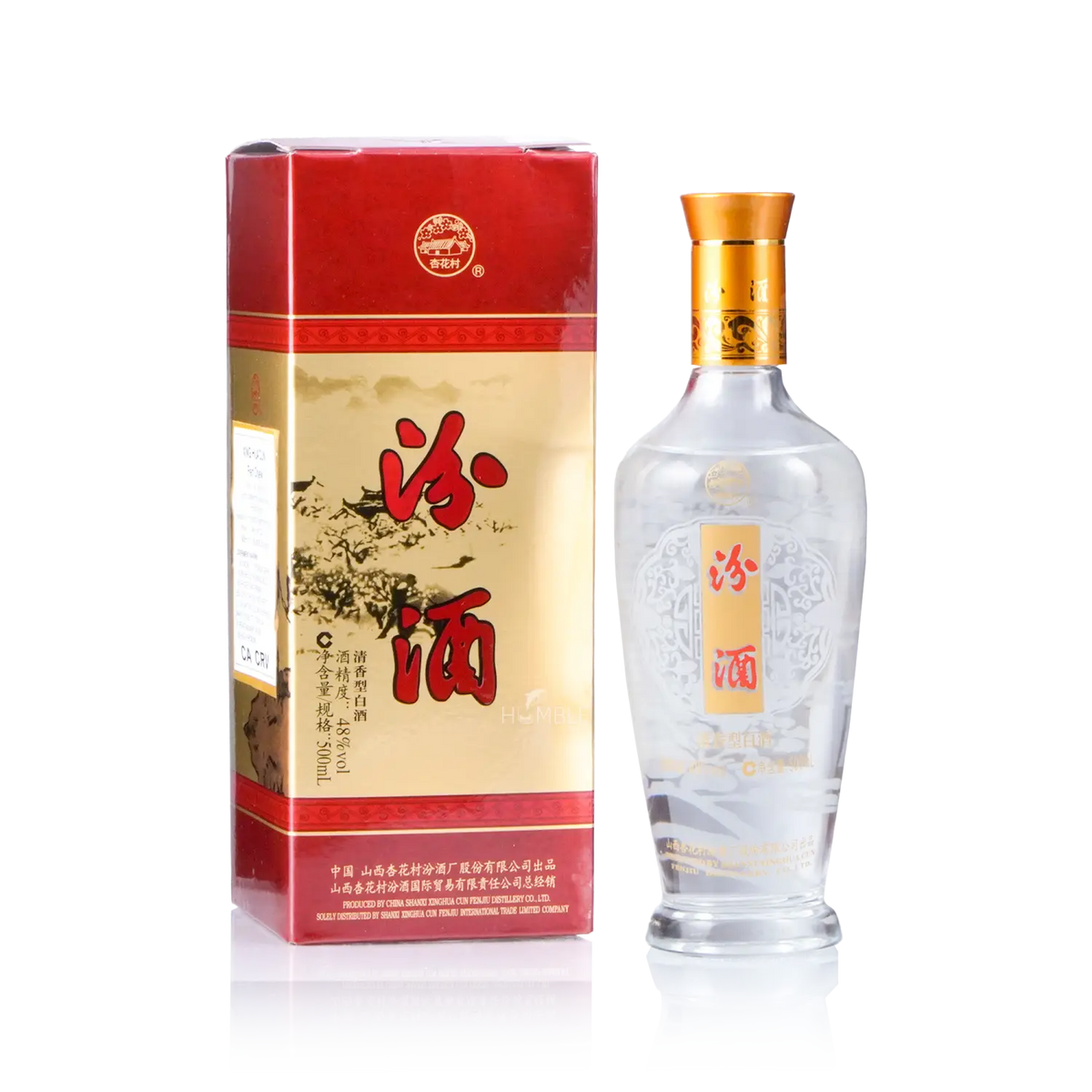 Fen Chiew - Glass Bottle Chianese Baijiu 500ml 汾酒 四十八度 - Baijiu