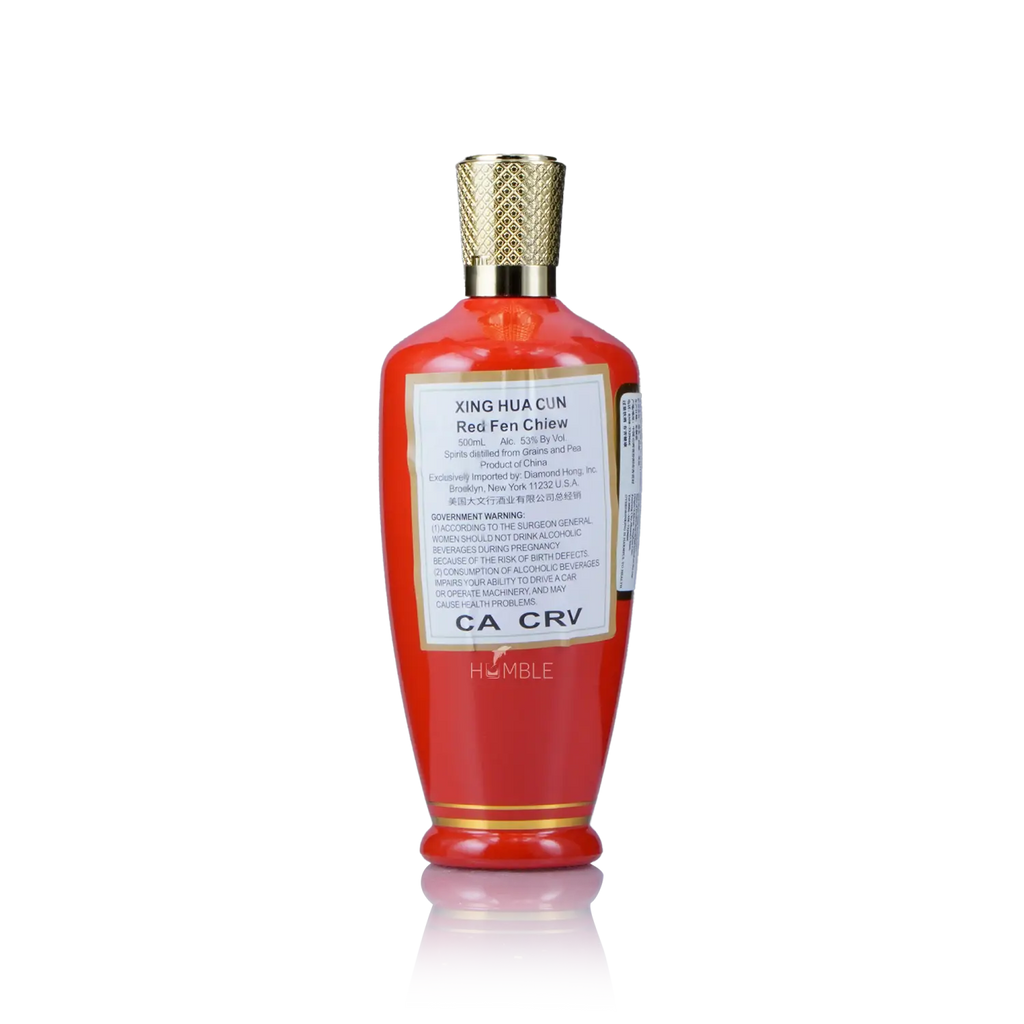 Fen Chiew - Red Bottle Chinese Baijiu 500ml 汾酒 红瓷 - Baijiu