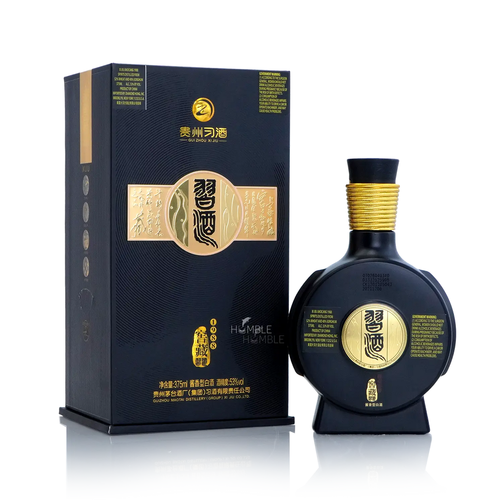 GuiZhou XiJiu - 1988 Chinese Baijiu 375ml 贵州习酒 一九八八窖藏 - Baijiu