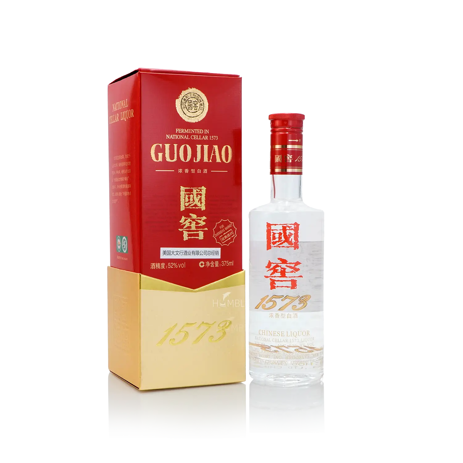 GuoJiao 1573 - Chinese Baijiu 375ml 国窖1573 - Baijiu