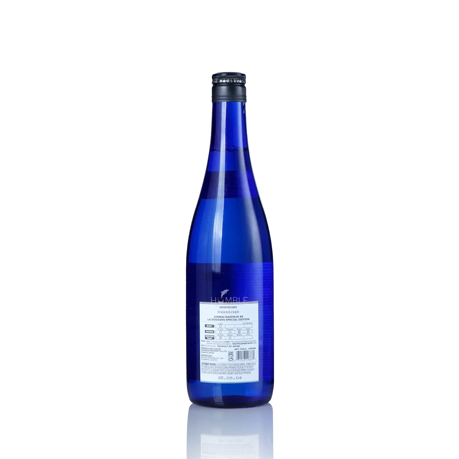 Hakkaisan LA Dodgers Special Release junmai-daiginjo 720ml 八海山 純米大吟酿 - Sake