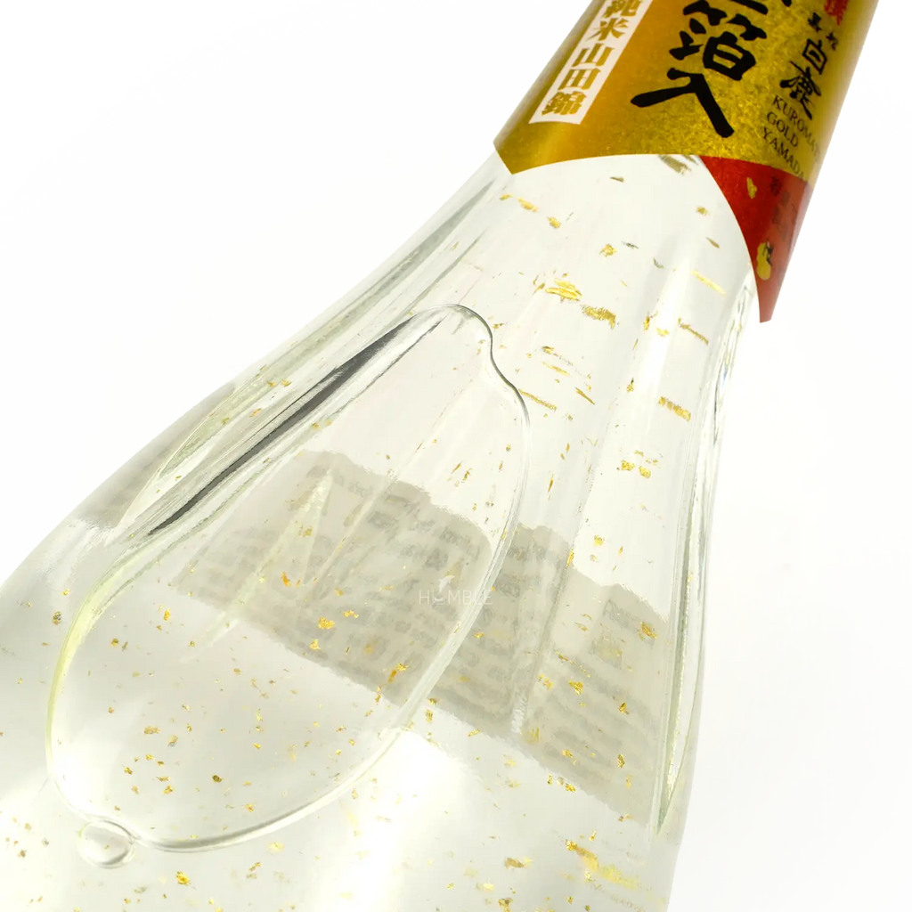 Hakushika - Kuromatsu Gold Flakes Sake 720ml 黑松白鹿 純金箔入 特別純米山田錦 - Sake