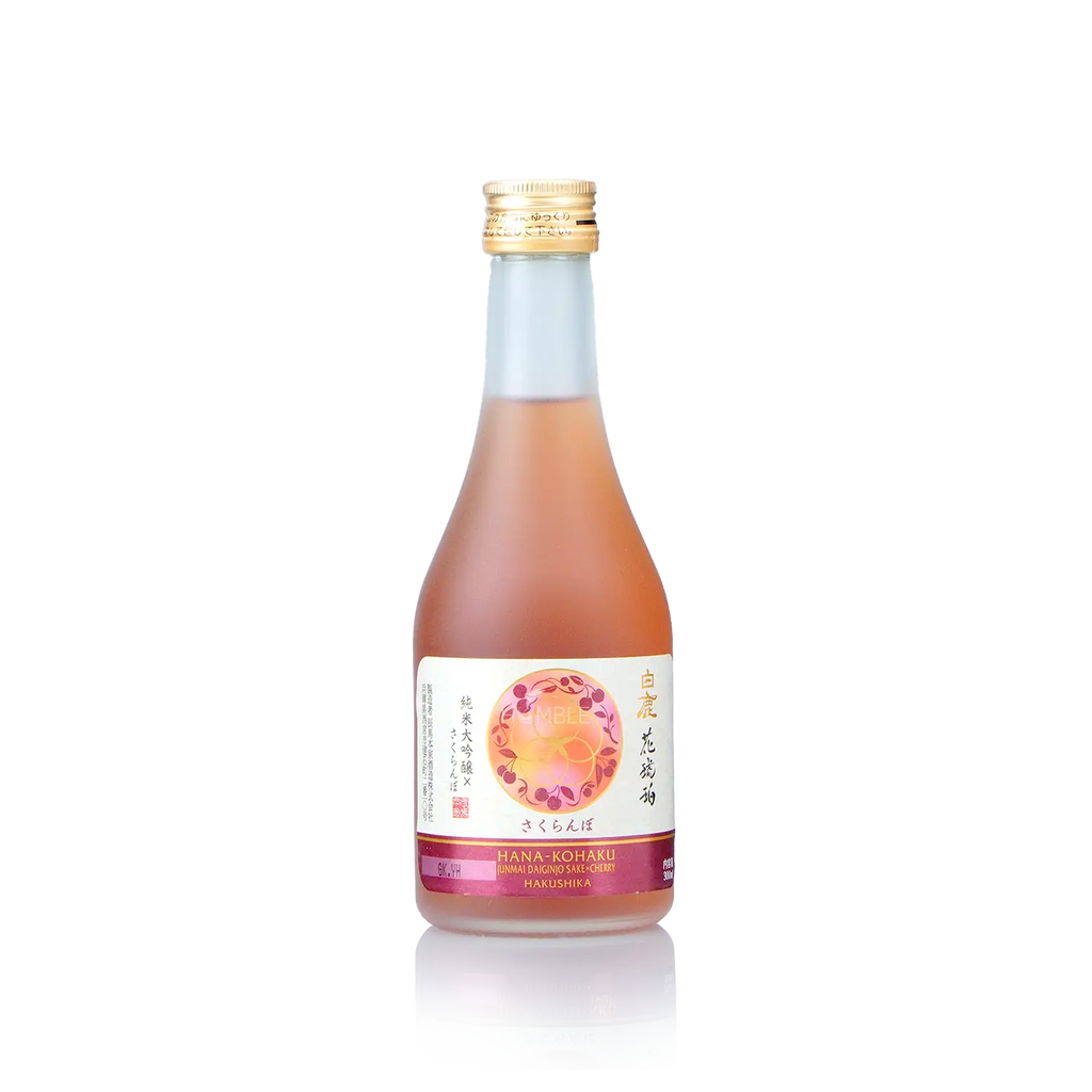 Hakushika - Hanakohaku Junmai Daiginjo Cherry 300ml 白鹿 花琥珀 純米大吟醸 櫻桃 - Sake