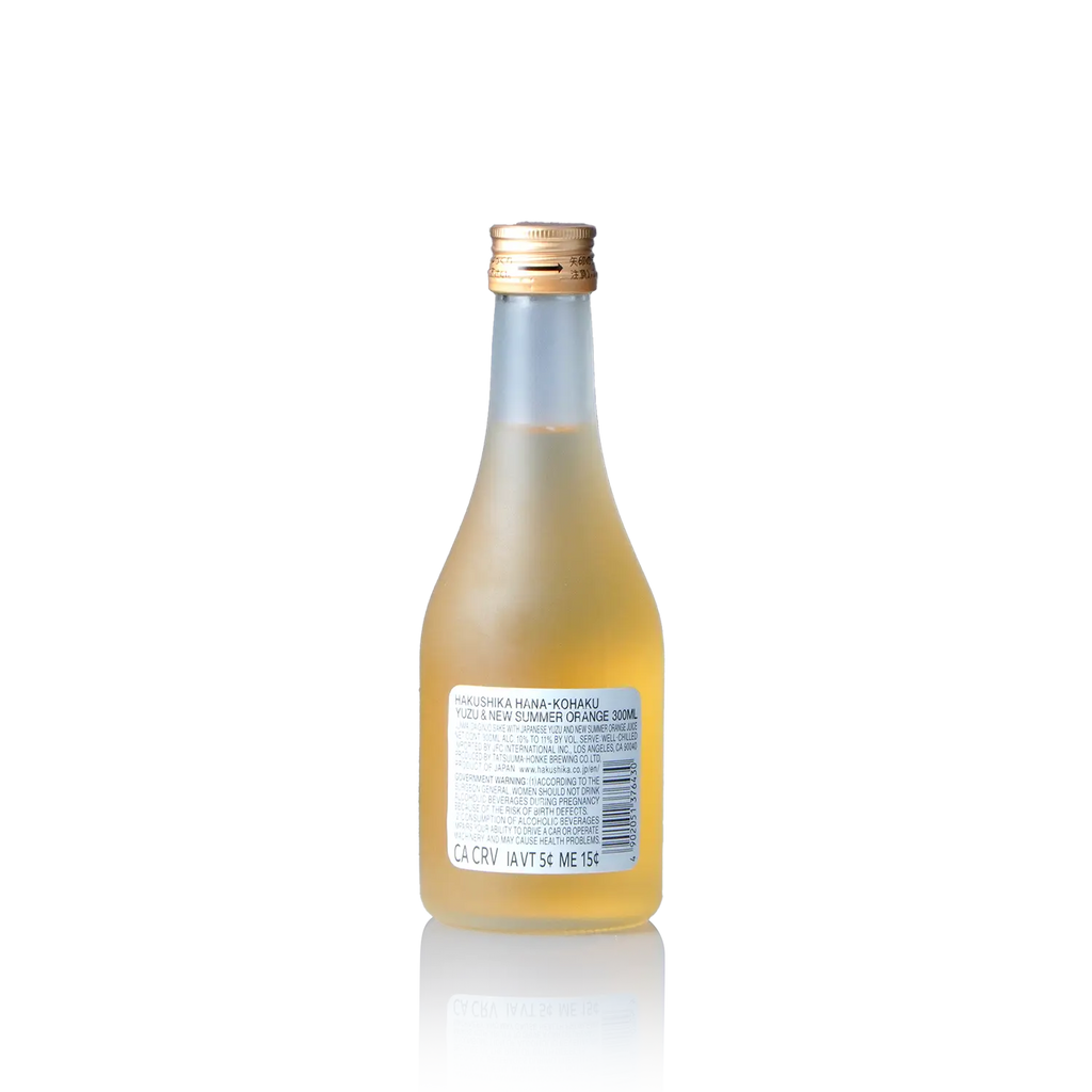 Hakushika - Hanakohaku Junmai Daiginjo Yuzu 300ml 白鹿 花琥珀 柚子&日向夏 - Sake