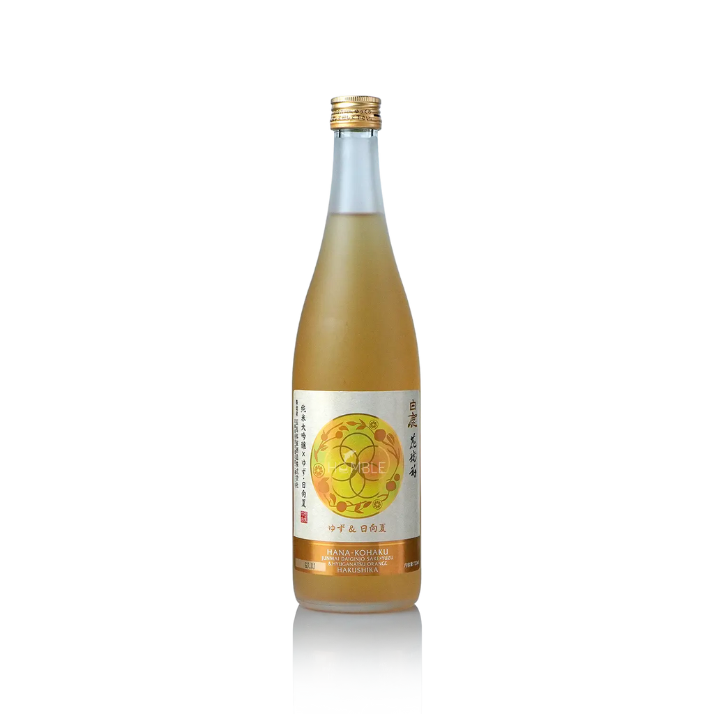 Hakushika - Hanakohaku Junmai Daiginjo Yuzu 720ml 白鹿 花琥珀 柚子&日向夏 - Sake