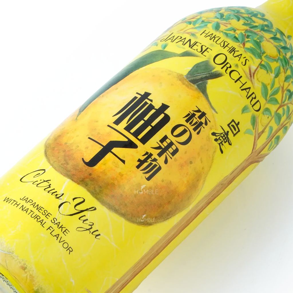 Hakushika - Japanese Orchard CitrusYuzu 720ml 白鹿 森の果物 柚子 - Fruit Liqueur