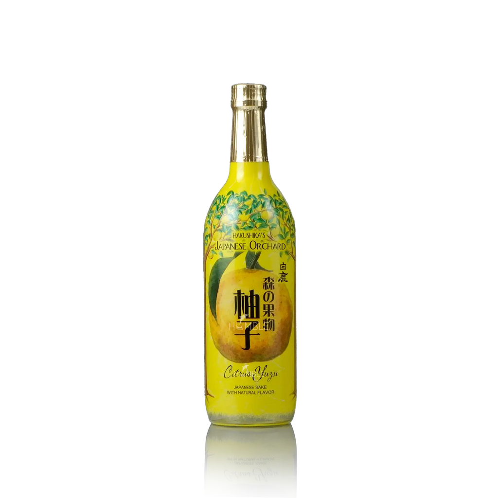 Hakushika - Japanese Orchard CitrusYuzu 720ml 白鹿 森の果物 柚子 - Fruit Liqueur
