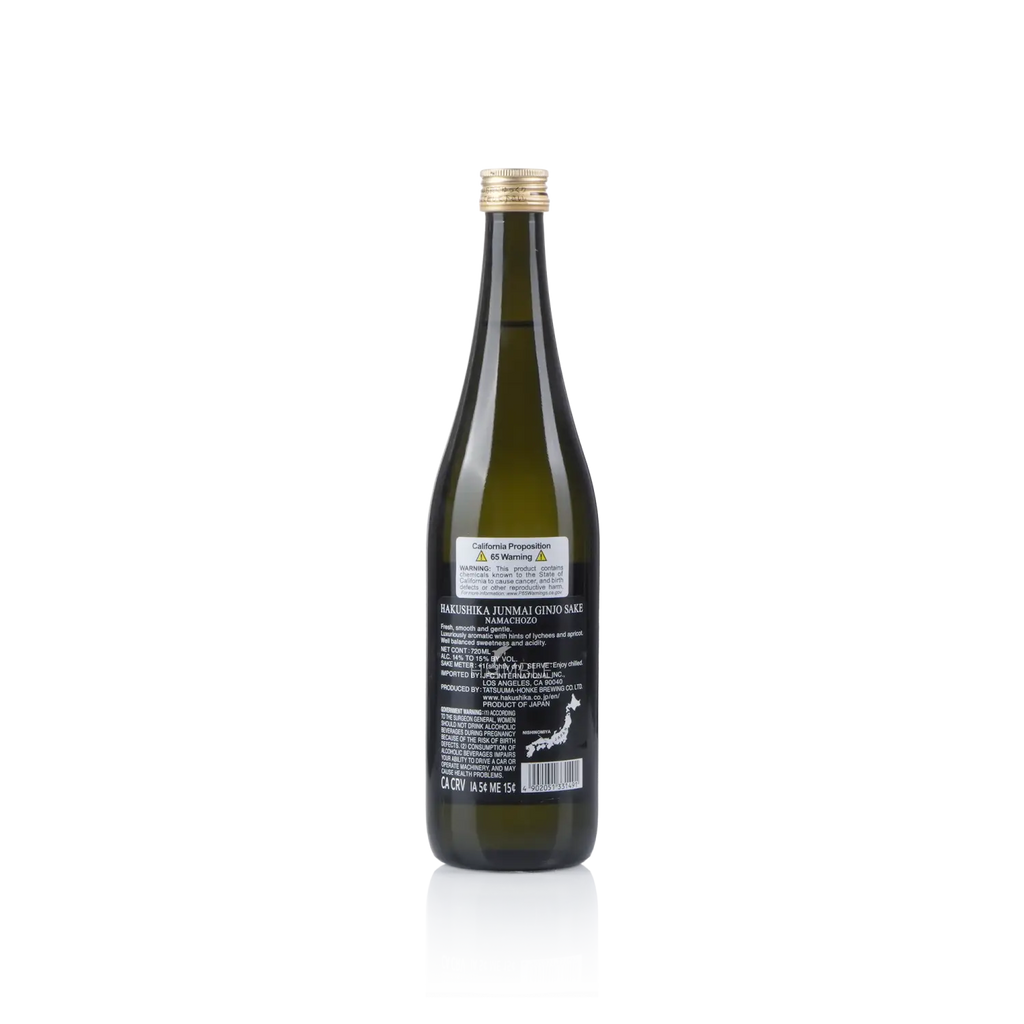 Hakushika - Gold Namachozo Junmai Ginjo 720ml 黑松白鹿 純米吟醸 - Sake