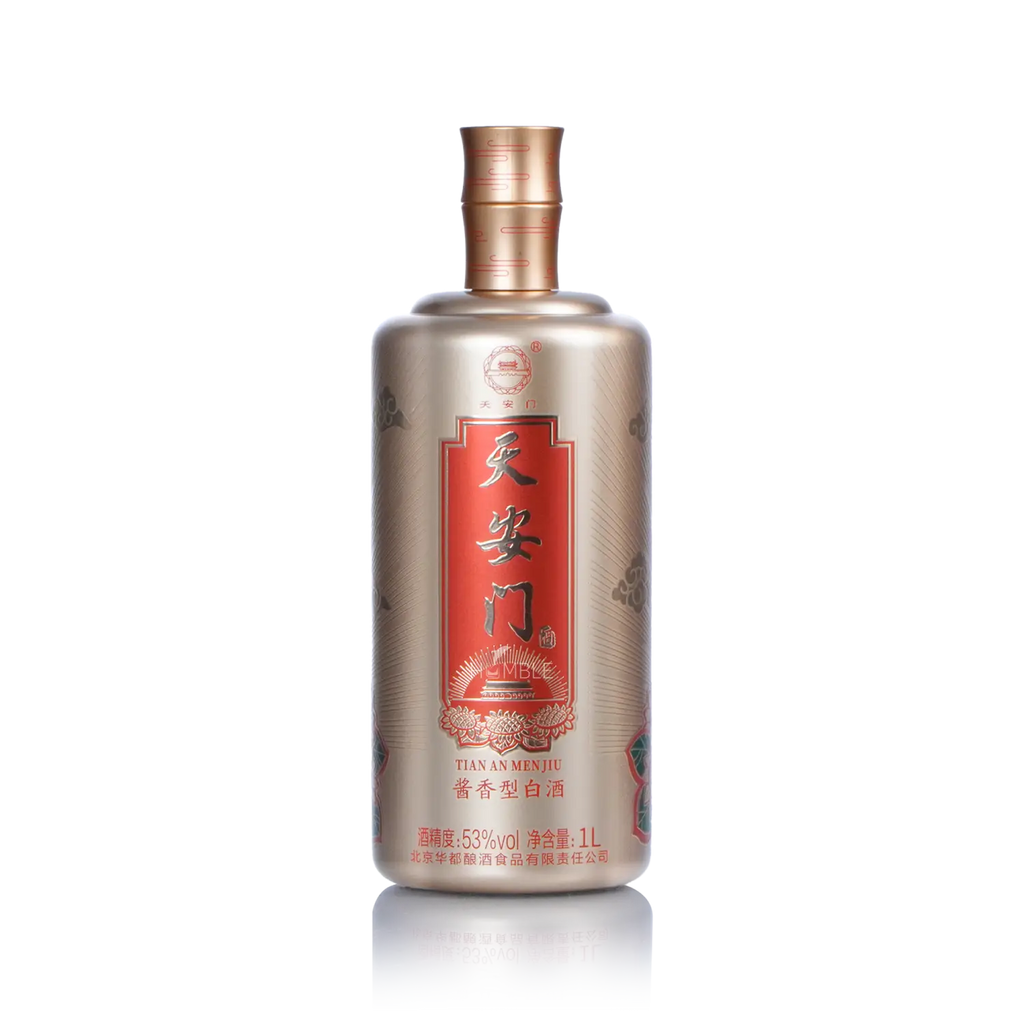 Hua Du Jin Cai Tian An Men Chinese Baijiu 1L 华都金彩天安门酒 - Baijiu