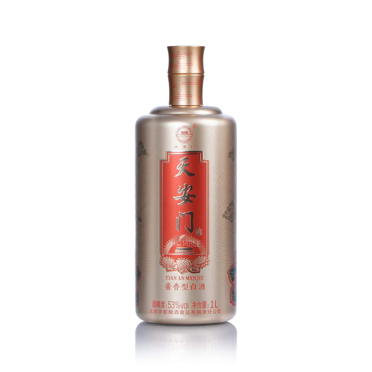 Hua Du Jin Cai Tian An Men Chinese Baijiu 1L 华都金彩天安门酒 - Baijiu