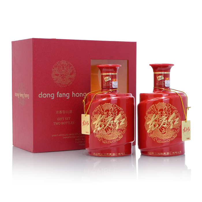Jian Nan Chun - Dong Fang Hong Chinese Baijiu 500ml*2 剑南春 东方红 2瓶礼盒装